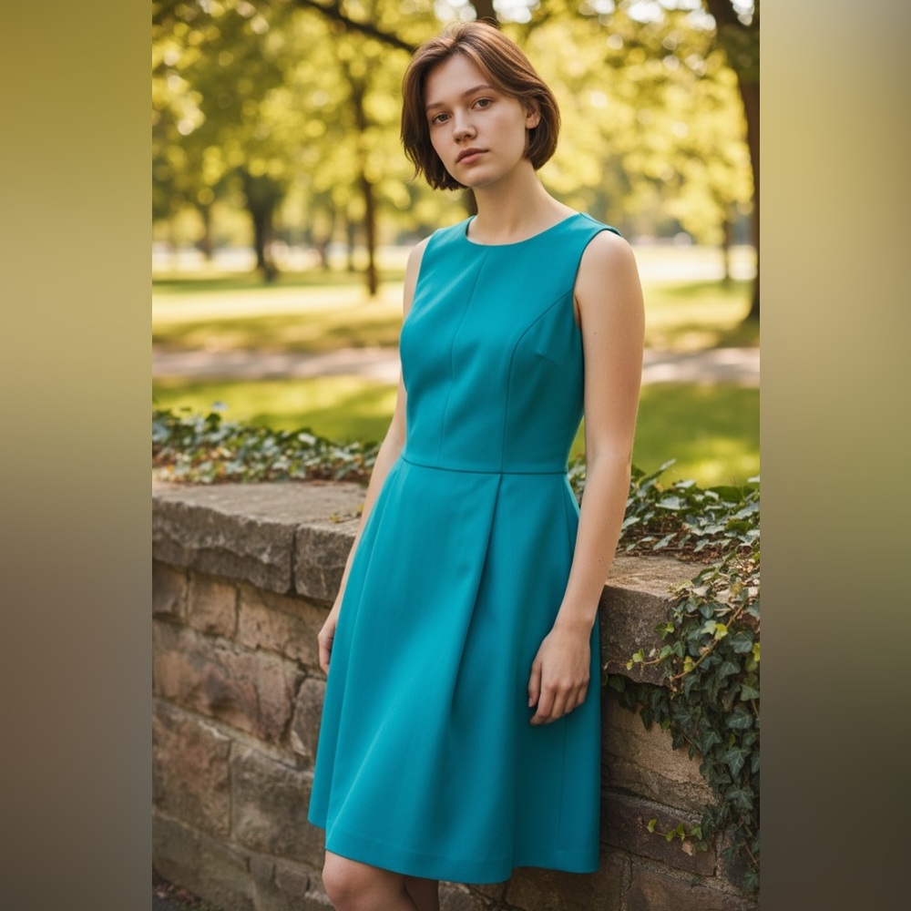 Forever 21 Teal Sleeveless Kids Dress
